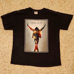 Michael Jackson 2009 "This Is It" movie promo t-shirt - size XL